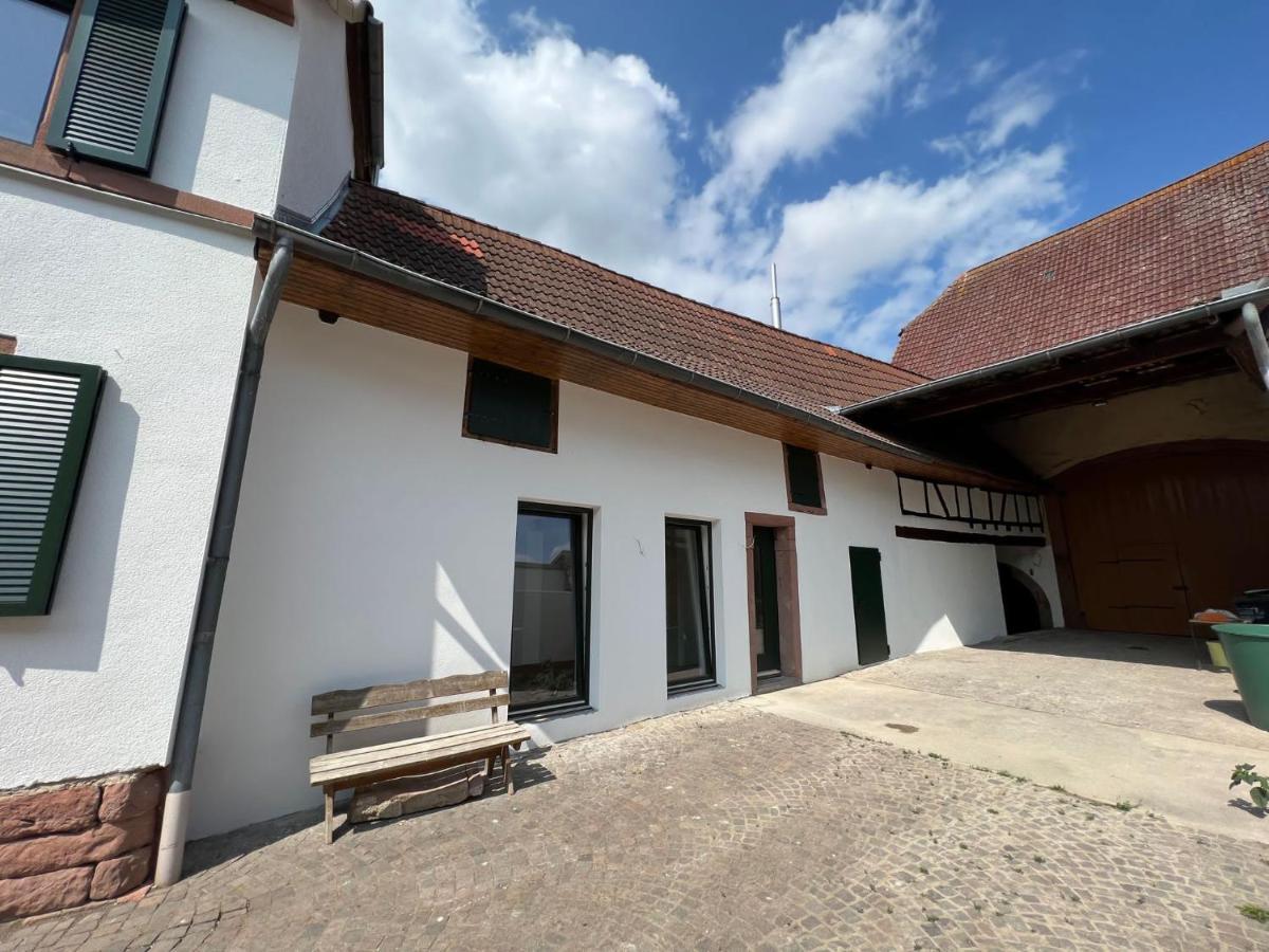 Restaurierter Altbau Mit Privatem Innenhof & Parkplatz Grossfischlingen Exterior photo